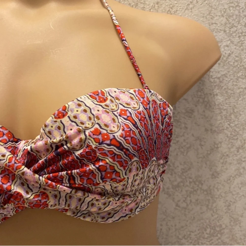 Victoria's Secret Red and White Patterned Bikini